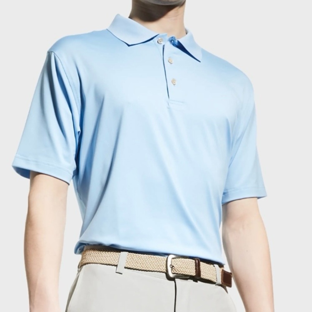 Peter Millar Sky Blue Performance Polo
